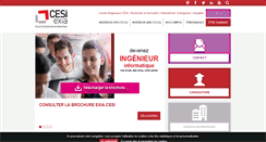 Desktop Screenshot of exia.cesi.fr